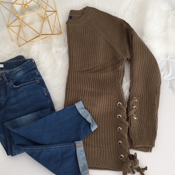 NWT✨HP✨ ❗️Last one S❗️LACE SWEATER LONG SLEEVE - Picture 6 of 8